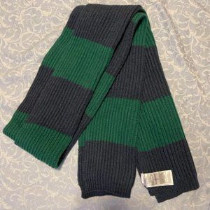 Gap Navy and Green Striped 'Harry Potter' type Scarf